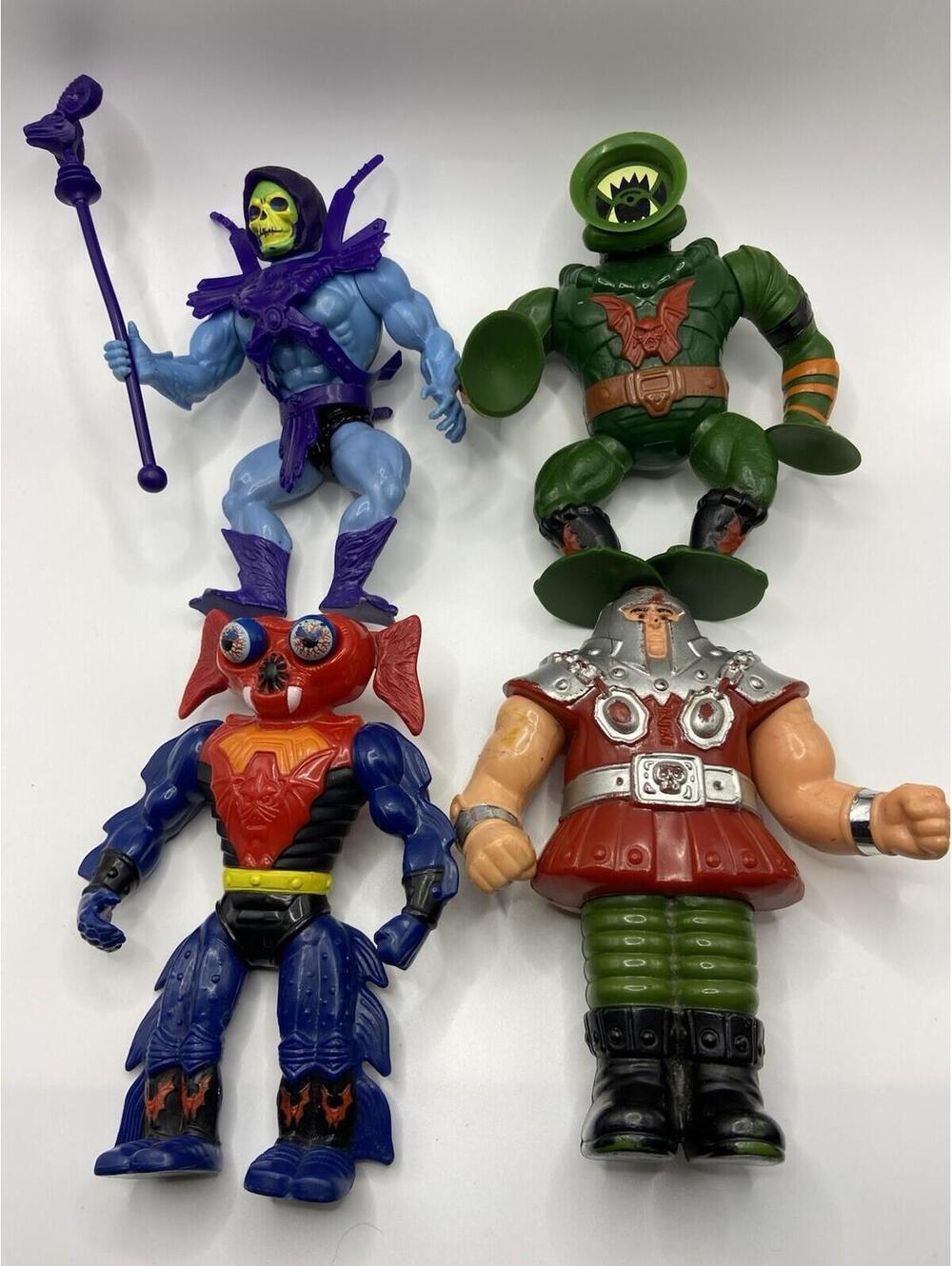 VINTAGE 1980s Masters Of The Universe He-Man Lot Of 4 Action Figures